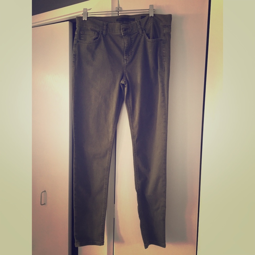 Olive Green Skinny Jeans